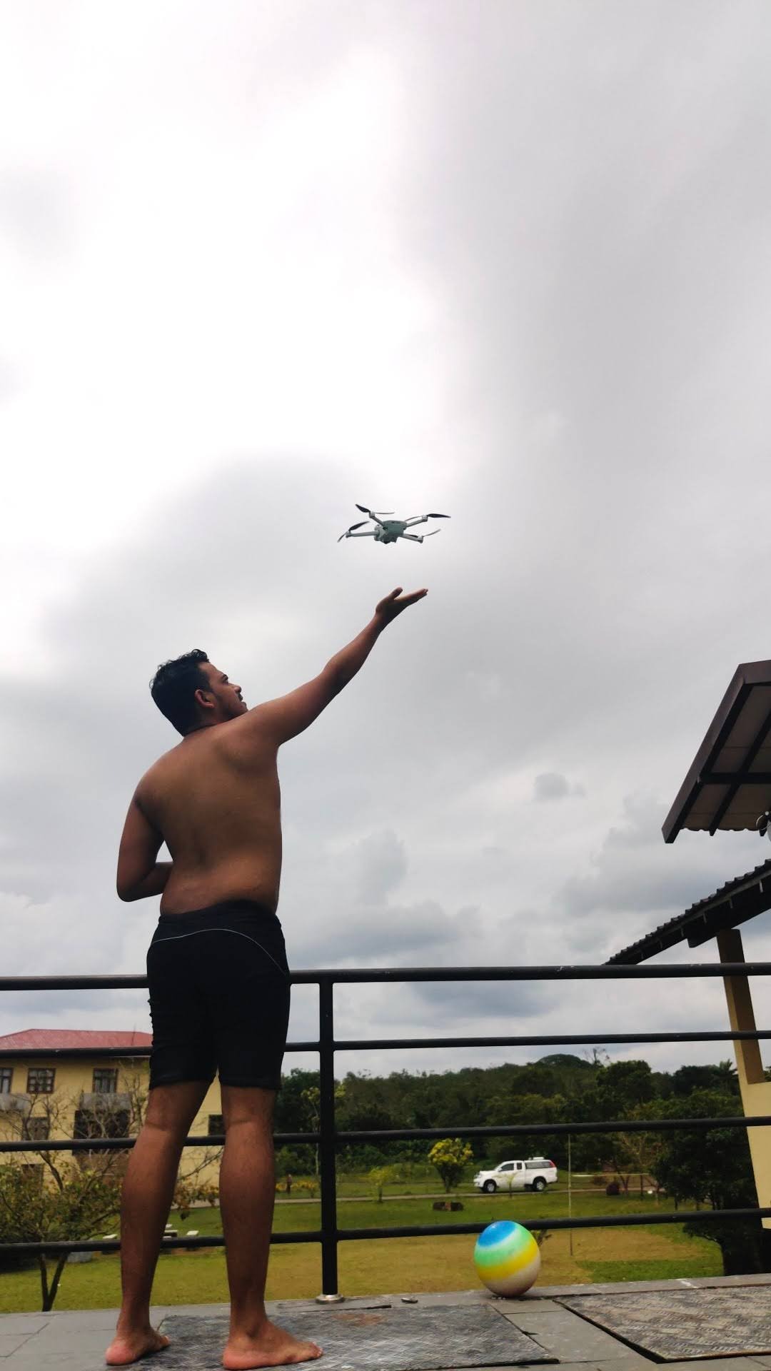 Launching a drone